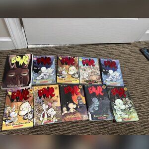 Bundle of 10 Bones by Jeff Smith Graphic Novels Scholastic